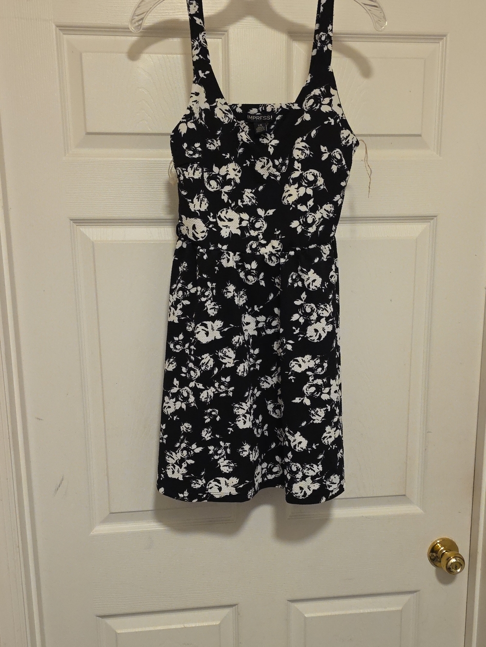 imPRESS Black and White Floral Top